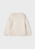 Girls Mayoral Chickpea Sweater, Knitted Sweater, Long Sleeved Round Neckline, Back
