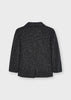 Boys Mayoral Black Knitted Blazer, Long Sleeve, Collared Blazer, Back