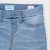 548 Girls Bleached Denim Pants, Belt Loops