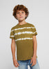 Turtle Green Tie Dye T-Shirt, Mayoral Boys