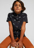 Mayoral Boys Shark Printed Shirt, Collared Shirt, Button Down
