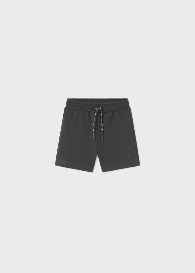 621 Mayoral Fleece Play Shorts, Charcoal front
