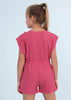 6847 Mayoral Jr Girls Caftan Romper, Bougainvillea Pink