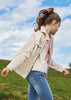 7174 Mayoral Girls Corduroy Overshirt, Chickpea