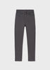 Mayoral Boys Long Fitted Pants Dark Grey, Eco-Friendly, Front
