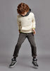 Boys Mayoral Long Fitted Pants Dark Grey, Eco-Friendly