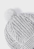 Boys Knitted Pom Pom Beanie, Built in Ear Muffs and Adjustable Chin Strap