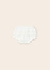 9579 Mayoral Ruffled Lace Bloomer Diaper Cover, White