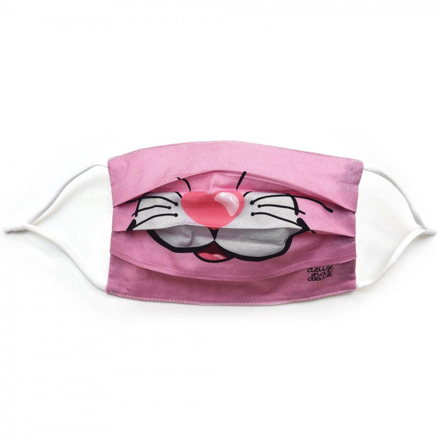 Face Mask, Washable, Reusable, 3 Layer - Child Size, Cat
