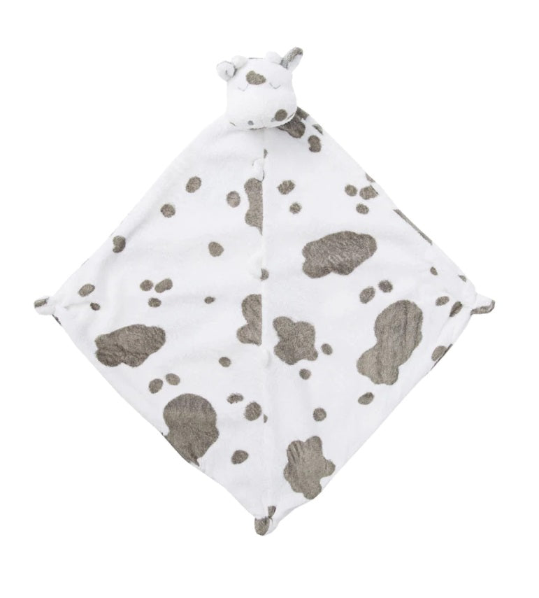 Angel Dear 13" Animal Blankie Lovie, Security Blanket - B/W Cow