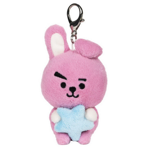 BT21 LIMITED EDITION!  Official Line Friends 3"-4" Bumble Buddy Star Clip, Cooky Bunny