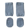 BABY & TODDLER CRAWLER KNEE PROTECTION, KNEE PADS AND NONSKID SOCKS, CLOUDY BLUE