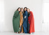 Copper Pearl 3 Layer Jumbo Quilted Blanket, Scout, Moose, Blue