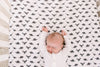 Copper Pearl Lux Fitted Crib Sheet, Wild Dino, Black and White