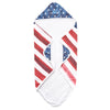 Copper Pearl Hooded Towel, Patriot 4th of July Themed Hooded Towel, Pockets