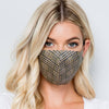 Face Masks, Washable, Reusable, Tween/Adult Size - Tan Plaid