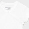 191 White Body Snap Suit, Snap Buttons along the chest, short sleeved