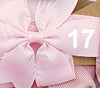 Grosgrain 3" Double Loop Bow Pony Tail Tie 2 PC Set (CLICK TO SELECT COLORS)