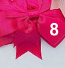 Grosgrain 3" Double Loop Bow Pony Tail Tie 2 PC Set (CLICK TO SELECT COLORS)