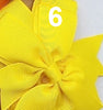 Grosgrain 3" Double Loop Bow Pony Tail Tie 2 PC Set (CLICK TO SELECT COLORS)