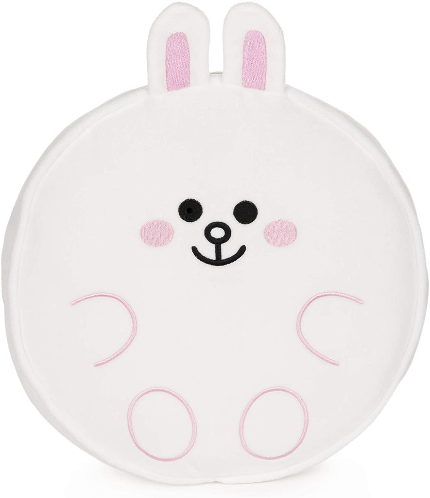 Line Friends Official Plush Collectible Toy Character Pillow, Cony Bunny