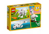 LEGO Creator 3-in-1 White Rabbit, 258pc Set, 8yr+