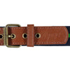 10825 Kids Stretchy Adjustable Belt, Navy Blue & Kelly Green