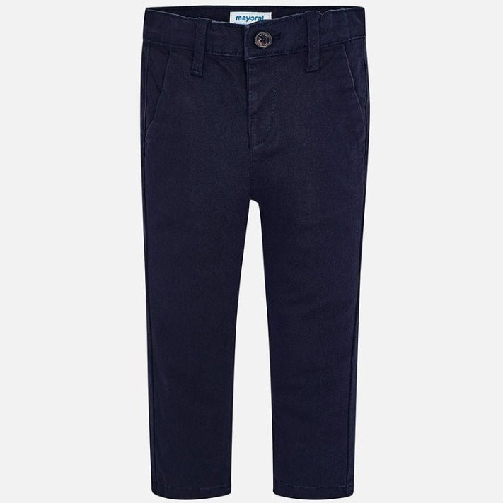 513 Mayoral Boys Chinos, Adjustable Waist Trousers, Navy