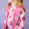 Posh Peanut Bamboo L/S Reversible Hooded Jacket - Amira Floral