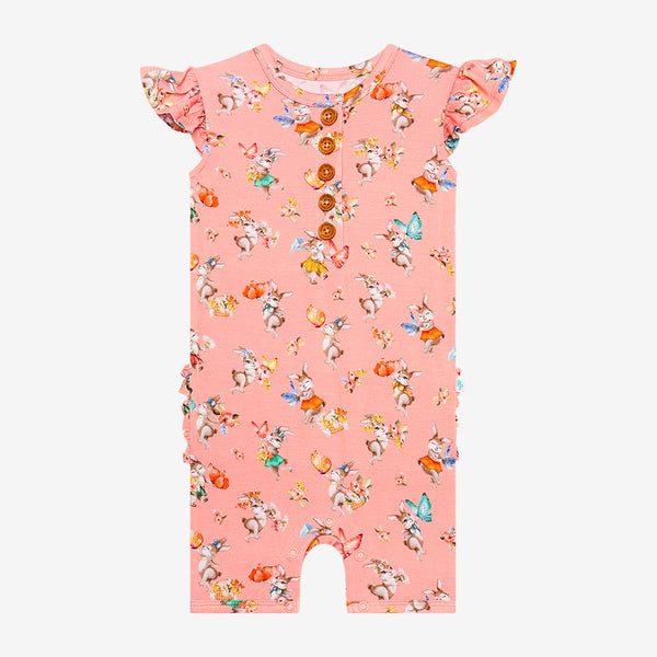 POSH sold PEANUT NWT Lucia Bubble Romper