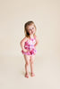 Posh Peanut Onepiece Twirl Skirt Swimsuit, Amira Floral