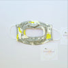 Face Mask w/Clear Panel, Lip Reading, Reusable - Kids Size, Grey Polar Bear