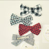3" Alligator Clip Hair Bow, Winter Flannels & Plaids (CLICK FOR OPTIONS)