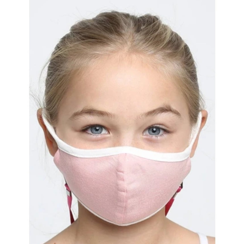 Face Mask, Kids Washable, Reusable - Light Pink