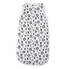 Bamboo Muslin Lovey Blankie - Teething Ring, Unisex, Black and White XO, 15" x 15"