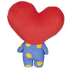 Official Line Friends BT21 7" Plush Stuffed Toy, Tata Heart