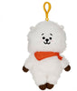 BT21 Official Line Friends 4" Backpack Bag Clip, RJ Alpaca