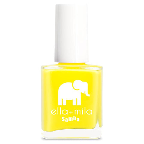 Ella + Mila Cruelty-Free Natural, Kid-Friendly Nail Polish, Sunburst Yellow