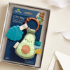 Itzy Pal™ Plush Soft Sensory Toy + Teether: Avocado