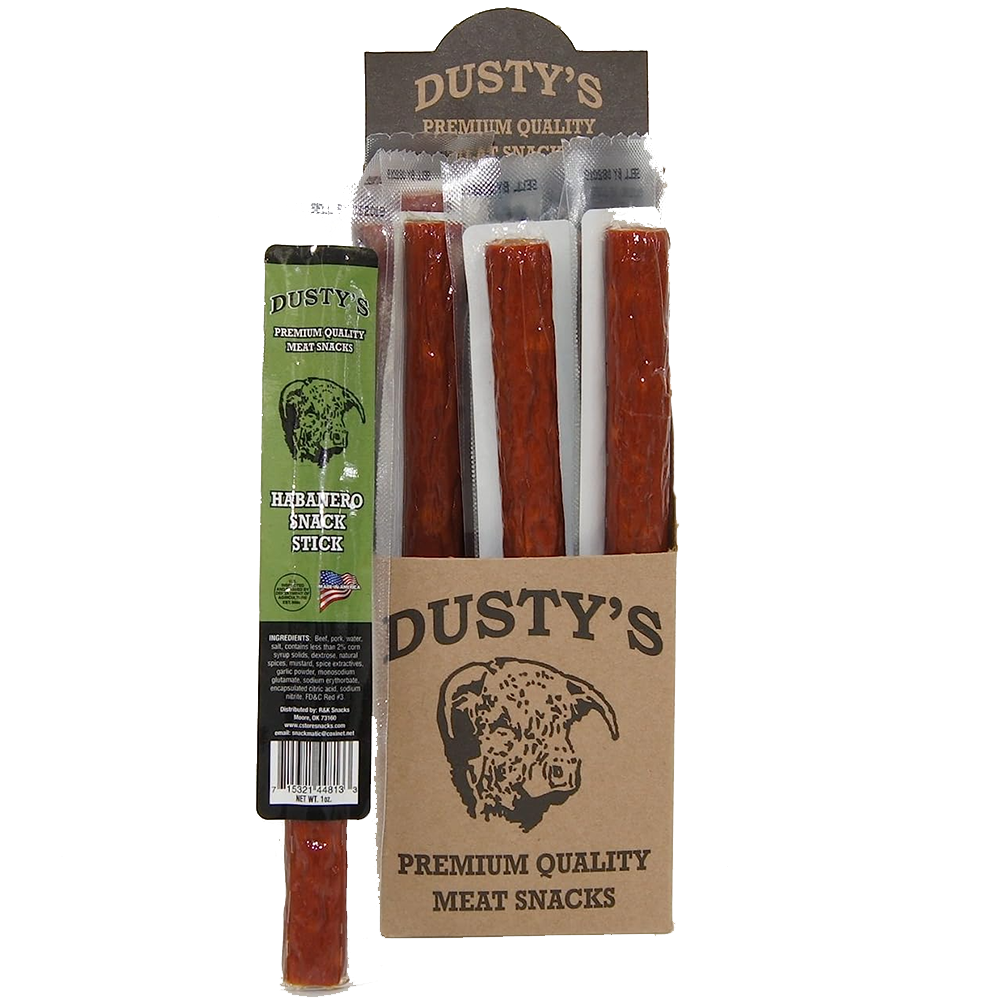 SNACKS: Dusty's Habanero Beef Sticks 1 oz