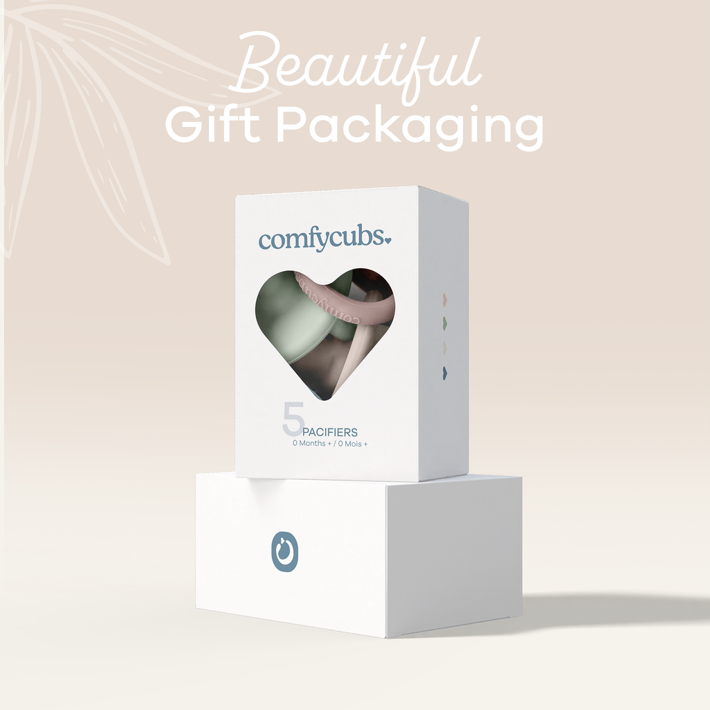 Neutral pacifier 5-pack gift box