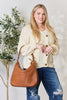 SHOMICO Weaved Vegan Leather Handbag