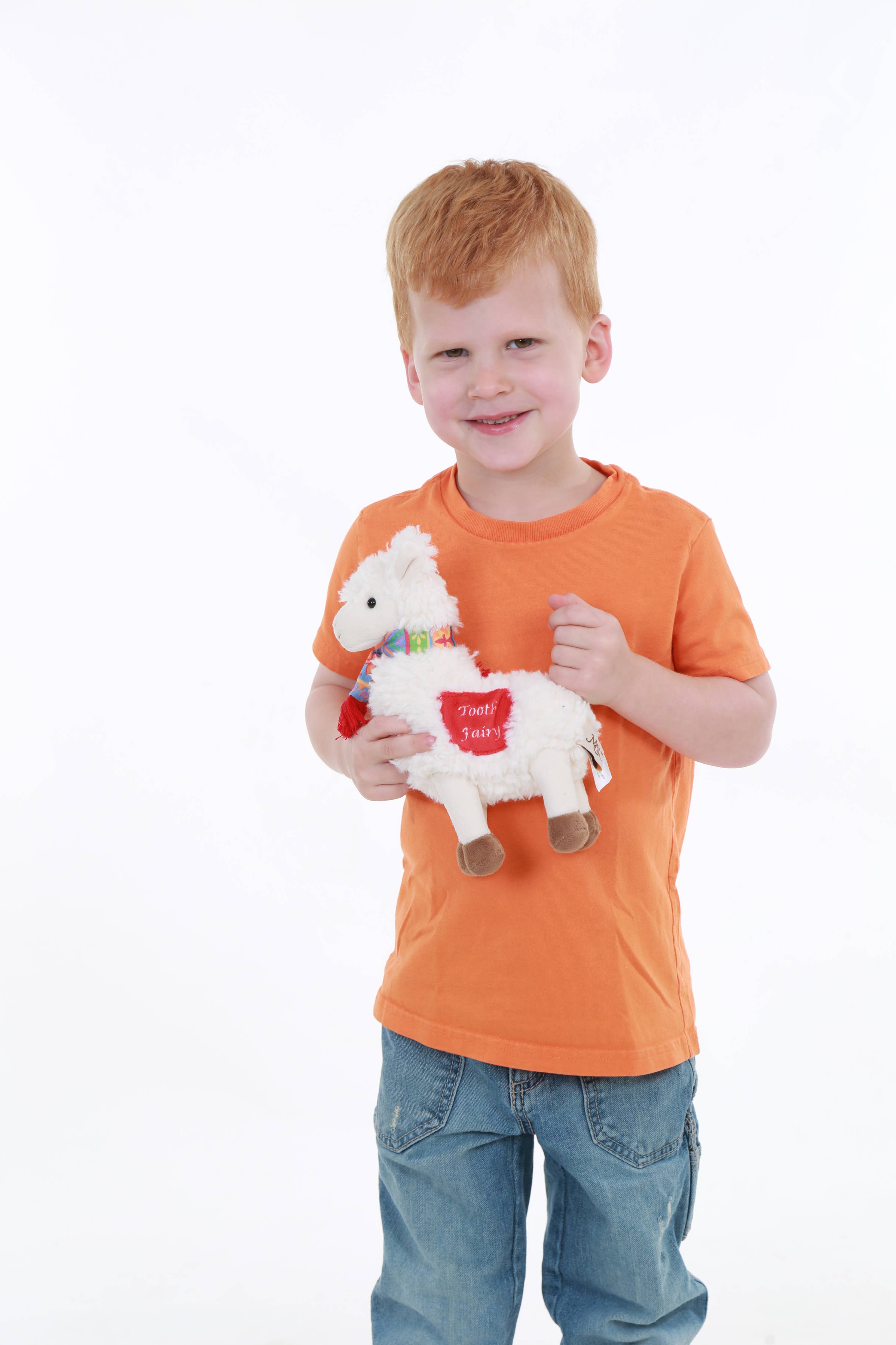 Tooth Fairy Pocket Plush Toy - White Llama