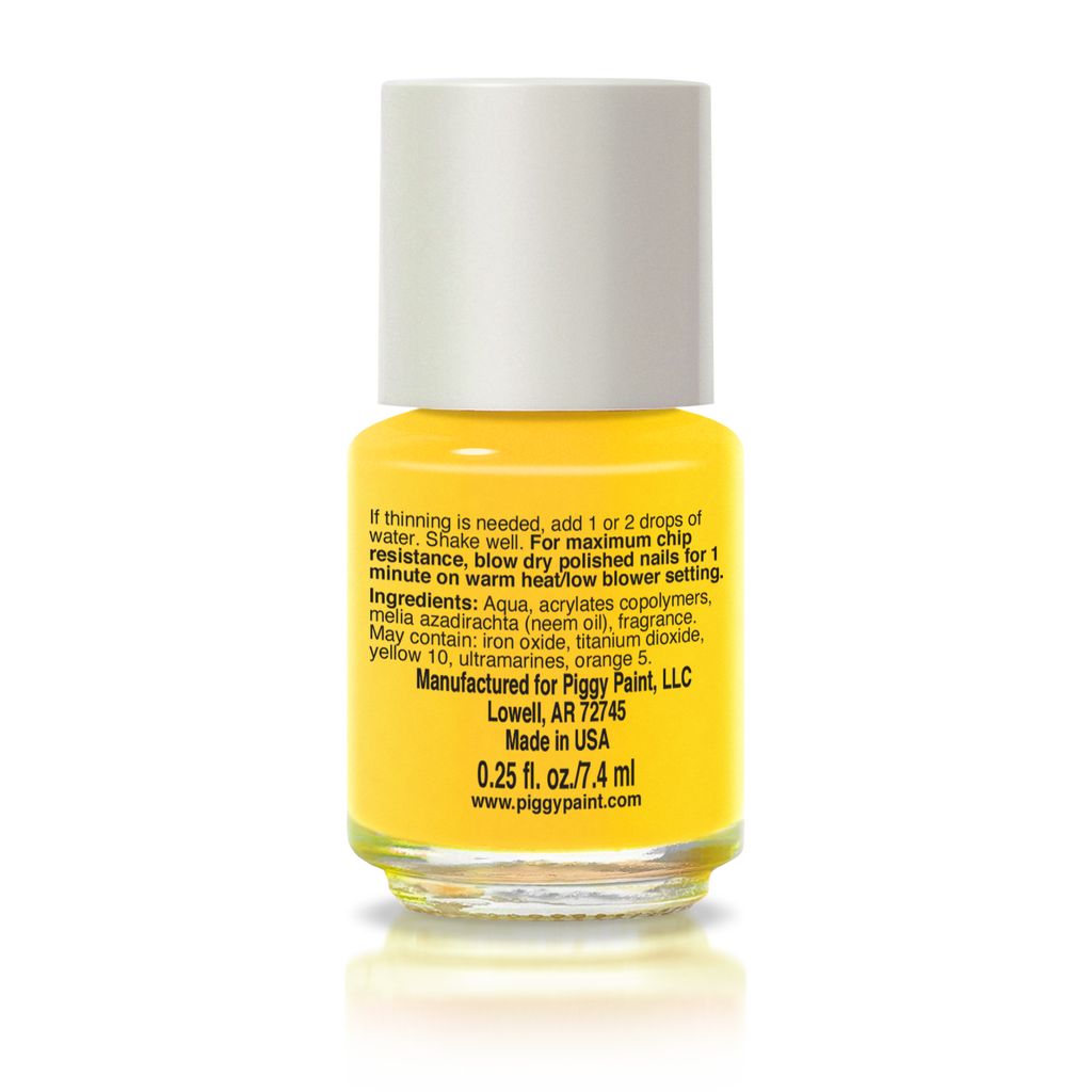 Piggy Paint Non-Toxic Kid-Safe Scented Nail Polish - Banana Besties 🍌