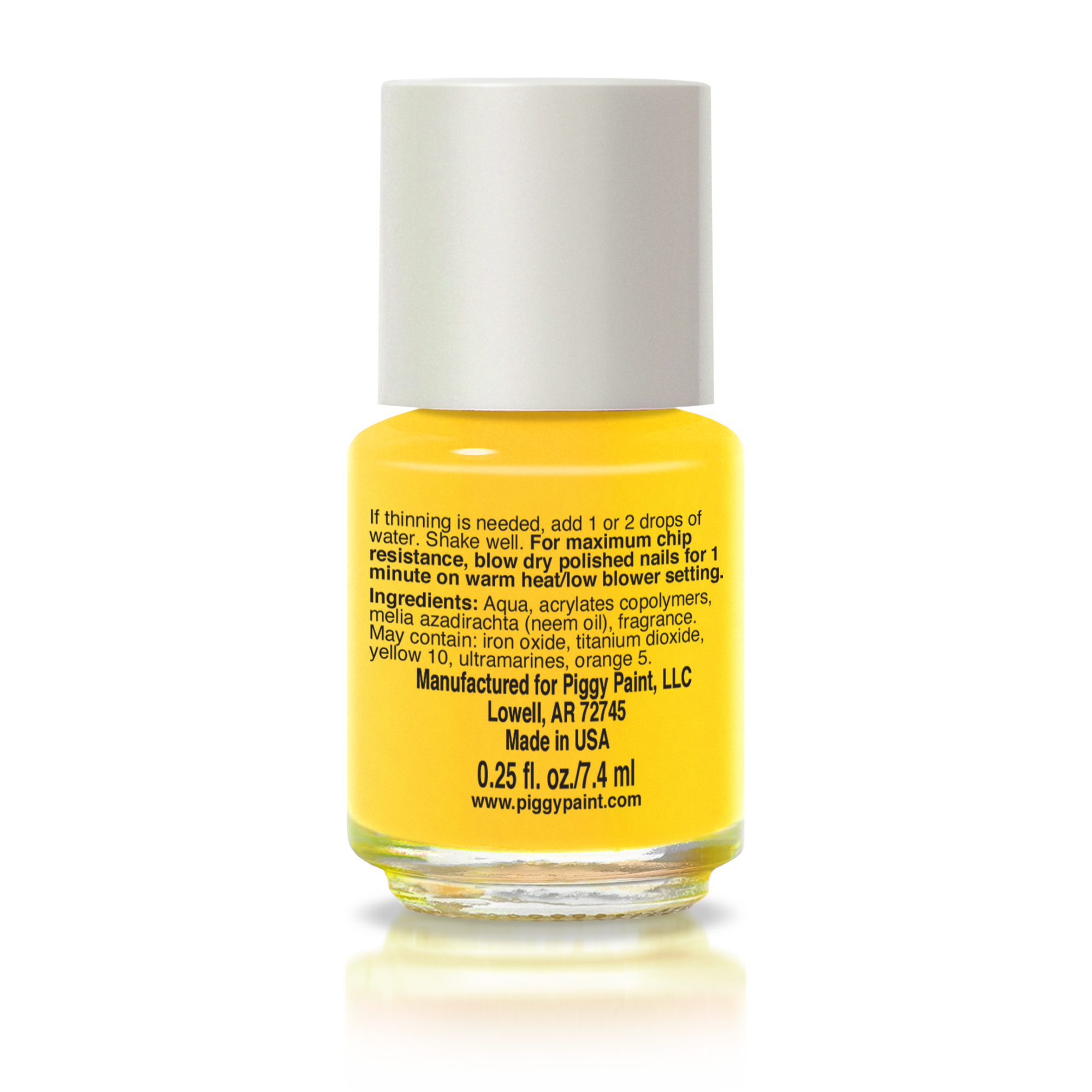 Piggy Paint Non-Toxic Kid-Safe Scented Nail Polish - Banana Besties 🍌
