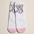 Plush Cozy Fuzzy Socks, Holiday Ornament White