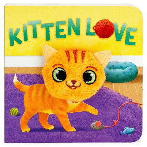 Board Book - Finger Puppet: Kitten Love