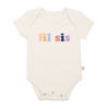 Organic Cotton Snap Bodysuit, Lil Sis