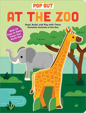 Board Book and Play Set - Pop Out at the Zoo, 4yrs+