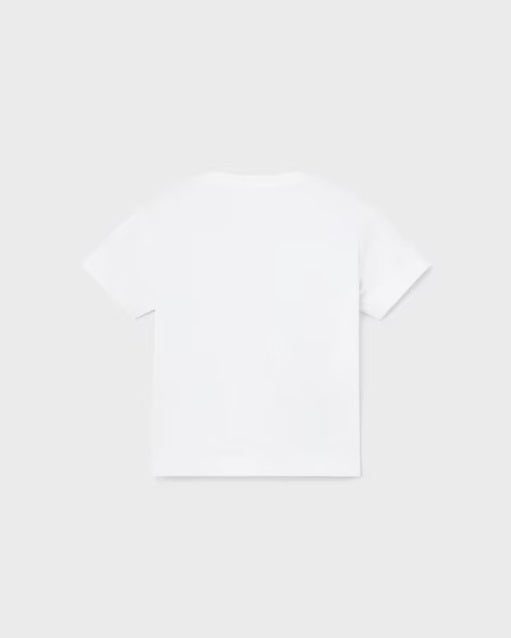 1003 Baby Boys Sustainable Cotton TShirt - White